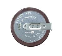 SIMPLETEK - Batteria VL2330 a Bottone Ricaricabile 3V Pila con Connettori da Saldare 180° Contatti Angolati (1 pezzo)