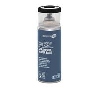 SIMPLETEK - Bomboletta Vernice Spray Nero Opaco Base Acqua Smalto Multimateriale Legno Plastica Metallo RAL 9005 B400PAST.6 (1 pezzo)