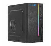 SIMPLETEK - Case Telaio Nero - Compatibile con Nuwo Itak I603 | Micro-ATX Mini-ITX - 1x 5.25" - 1x 3.5" - 2x 2.5" - PCIe | Alimentatore ATX 240W