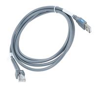 SIMPLETEK - Cavo di Interfaccia USB a RJ45 di Alta Qualità, 2 Metri, Compatibile con Datalogic CAB-412 90A051922 Quickscan QM2100