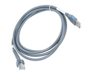 SIMPLETEK - Cavo di Interfaccia USB a RJ45 di Alta Qualità, 2 Metri, Compatibile con Datalogic CAB-412 90A051922 Quickscan QM2100