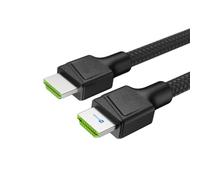 SIMPLETEK - Cavo HDMI M/M 5m - 4K 18Gbps Alta Definizione - Console TV PC | 60Hz, 60fps, HDCP 2.2, CEC, ARC, HDR, HDR10, 3D TV, schermatura, rivestimento intrecciato, estremità rinforzate