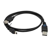 SIMPLETEK - Cavo Mini USB a Doppia Porta 1 metro per Tavolette Grafiche Compatibile con Wacom