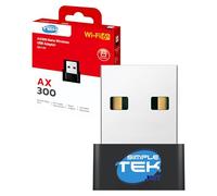 SIMPLETEK - Chiavetta USB Wi-Fi 6 AX300 Mini Nano - Adattatore Wireless AX Ultra Veloce per Windows e Linux