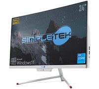 SIMPLETEK - Computer All in One 24” Curvo FHD Core i5 fino 3.2GHz Windows 11 Pro | 16GB RAM SSD M.2 120GB + 2TB | Curved PC Desktop