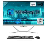 SIMPLETEK - Computer All in One 24" Full HD Touch Core i7 10th GEN | Windows 10 | 8GB RAM - SSD 120GB | Webcam 2K integrata WiFi HDMI Seriale RS232
