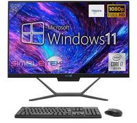SIMPLETEK - Computer All in One 24" Full HD Touch Core i7 10th GEN | Windows 11 | 32GB RAM - SSD 960GB | Webcam 2K integrata WiFi HDMI Seriale RS232