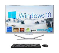 SIMPLETEK - Computer All in One 27" Curvo | Processore Intel i7 10 Gen | Scheda Video GT730 4GB | Windows 10 | 16GB RAM 960GB SSD | Ideale per Grafica, Gaming, Lavoro