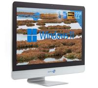 SIMPLETEK - Computer All in One con schermo touch 22” Full HD, Core i5 2.3GHz, 16GB RAM, doppio SSD, Windows 11 Pro, webcam, speaker integrati, mouse e tastiera wireless