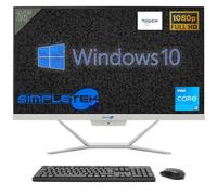 SIMPLETEK - Computer All in One Touch Screen 24" FHD | Core i3 | 16GB RAM | SSD 960GB | Windows 10 Pro | Webcam 2K Integrata | HDMI, WiFi 5 e BT 4.2