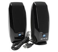 SIMPLETEK - Coppia altoparlanti USB compatti 2.0, alimentazione e suono digitale via USB, controllo volume e LED di stato