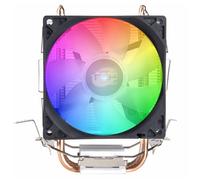 SIMPLETEK - Dissipatore CPU Compatibile con Socket LGA 775 115X 1150 1151 1155 1156 1200 FM2 FM2+ AM3 | RGB Led 92 x 65 x 129mm Gaming Assemblato