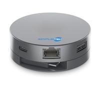 SIMPLETEK - Docking Station Adattatore Multiporta USB-C - HDMI - LAN Gigabit - Supporto Ricarica PD 90W - Hub Universale