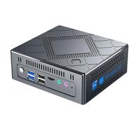 SIMPLETEK Mini PC Core i5 8279U Fino a 4.10GHz Windows 10 | 8GB RAM DDR4 960GB SSD M.2 | WiFi + BT - HDMI + VGA + TypeC + Lettore Impronte Computer Fisso Desktop + Staffa VESA