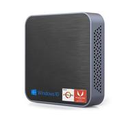 SIMPLETEK Mini PC Windows 10 Pro AMD Max 3.30GHz 32GB RAM DDR4 4TB SSD M.2 WiFi+BT | TypeC + HDMI + DP | Computer Desktop Fisso + Staffa VESA
