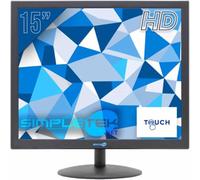 SIMPLETEK - Monitor HD 17" 4:3 5:4 | HDMI VGA | Speaker integrati | VESA 75x75mm | Ideale per Casse DVR Sistemi di Sicurezza Uffici