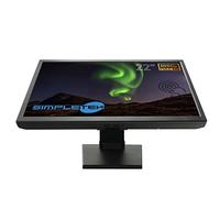SIMPLETEK MONITOR TOUCH SCREEN SCHERMO DISPLAY LCD PC WINDOWS LED 22” 16:9 WIDE 1080P FULL HD TOUCHSCREEN HDMI VGA DVI-I ATTACCO VESA UFFICIO DVR CASSA BET SCOMMESSE GRAFICA DISEGNO NERO