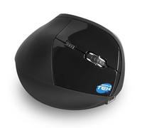 SIMPLETEK - Mouse verticale ergonomico wireless 2,4 GHz 5 pulsanti con batteria interna ricaricabile, fino a 1600 DPI, ricevitore USB incluso
