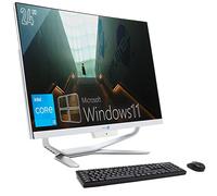 SIMPLETEK PC All in One 24" Full HD Curvo Core i3 3.40GHz Windows 11 Pro 16GB RAM SSD 480GB | Webcam 1080p WiFi5 BT HDMI Computer Fisso Aio Casa Scuola Lavoro