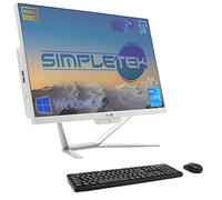 SIMPLETEK PC All in One 24” TouchScreen Full HD Core i5 Fino a 3.20GHz | Windows 10 Pro 8GB RAM SSD 240GB | Webcam integrata WiFi5 Bluetooth Desktop Computer Fisso Aio