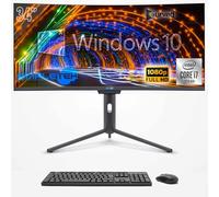 SIMPLETEK - PC All in one 34" Curvo FHD | i7 12° Gen | Windows 10 Pro | 8GB RAM | 240GB SSD | Webcam Integrata 5MP | WiFi6 e BT 5.2