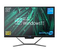 SIMPLETEK - PC All in One con schermo 24 pollici FHD, processore Core i5, SSD 2TB, 16GB RAM, Windows 11 Pro e webcam integrata