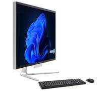 SIMPLETEK PC All in One Core i3 fino 2.50GHz 4GB RAM SSD 960GB Windows 10 Pro | Display 24" FHD Webcam integrata WiFi BT LAN HDMI | Computer Fisso Casa Ufficio Scuola Lavoro