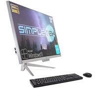 SIMPLETEK PC All in One RGB Core i3 Windows 11 Pro 27" Full HD RAM 16 GB SSD 240GB + 2TB | Webcam Integrata, WiFi5, Bluetooth | Computer Fisso Desktop