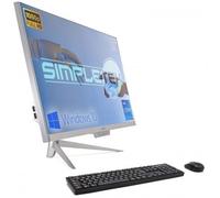 SIMPLETEK PC All in One RGB Core i5 Windows 10 Pro 27" Full HD RAM 16 GB SSD 960 GB | Webcam Integrata, WiFi5, Bluetooth | Computer Fisso Desktop