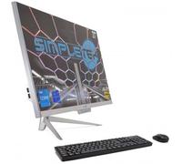 SIMPLETEK PC All in One RGB Core i7 Windows 10 Pro 27" Full HD RAM 8 GB SSD 240 GB | Webcam Integrata, WiFi5, Bluetooth | Computer Fisso Desktop