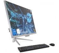 SIMPLETEK PC All in One RGB Core i7 Windows 11 Pro 27" Full HD RAM 8 GB SSD 240 GB | Webcam Integrata, WiFi5, Bluetooth | Computer Fisso Desktop
