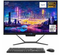 SIMPLETEK - PC All In One Touch | Intel Core i3 6° Generazione | Windows 10 Pro | 16GB RAM SSD 480GB | Webcam 2K Integrata | Schermo Touchscreen | BT 5.2