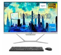 SIMPLETEK - PC All In One Touch | Intel Core i5 6° Gen | Windows 10 Pro | 8GB RAM SSD 240GB | Webcam 2K Integrata | Schermo Touchscreen | BT 5.2