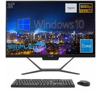 SIMPLETEK - PC All In One Touch | Intel Core i5 6° Generazione | Windows 10 Pro | 4GB RAM SSD 240GB | Webcam 2K Integrata | Schermo Touchscreen | BT 5.2