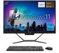 SIMPLETEK - PC All In One Touch | Intel Core i5 6° Generazione | Windows 11 Pro | 32GB RAM SSD 2TB | Webcam 2K Integrata | Schermo Touchscreen | BT 5.2