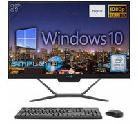 SIMPLETEK - PC All In One Touch | Intel Core i5 8° Generazione | Windows 10 Pro | 8GB RAM SSD 120GB | Webcam 2K Integrata | Schermo Touchscreen | BT 5.2