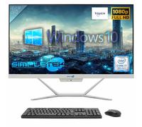 SIMPLETEK - PC All In One Touch | Intel Core i7 8° Gen | Windows 10 Pro | 16GB RAM SSD 480GB | Webcam 2K Integrata | Schermo Touchscreen | BT 5.2