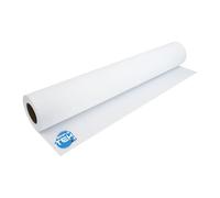 SIMPLETEK - Rotolo Carta Plotter A2 420 mm - 80 g/m² Bianco Opaco Inkjet, 50 Metri, Anima 50 mm