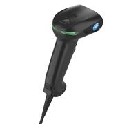 SIMPLETEK - Scanner manuale cablato 1D/2D USB con imaging area, OCR, LED, resistente IP52, struttura ergonomica - nero