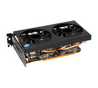 SIMPLETEK - Scheda grafica compatta 4 GB GDDR6 per gaming e workstation, doppia ventola, 1× HDMI 2.1 + 1× DisplayPort 1.4, interfaccia PCIe 4.0