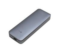 SIMPLETEK - SSD Esterno 120GB M.2 NVMe PCIe | Box USB 3.1 Gen2 (10Gbps) Type-C | Alluminio con Adattatore USB-A | NON SATA
