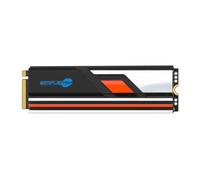 SIMPLETEK - SSD Interno M.2 NVME PCIe 4.0 2280 da 512GB 3D NAND | Ideale per PC Laptop Memory Vault Console Compatibile con Mac | Con Dissipatore