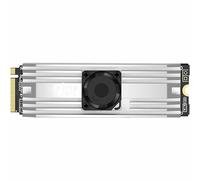 SIMPLETEK - SSD Interno M.2 NVME PCIe 5.0 2242 da 1TB (1000GB) 3D NAND | Ideale per Gaming ad alte prestazioni | Con Dissipatore e ventola