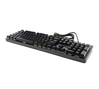 SIMPLETEK - Tastiera da Gaming Meccanica Programmabile con Backlight Cablata | 14 Colori, USB, ARGB, Switch Blu
