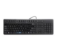 SIMPLETEK - Tastiera Desktop Cablata USB KB212-B Adesivi QWERTY Greco