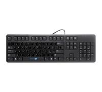 SIMPLETEK - Tastiera Desktop Cablata USB KB212-B Adesivi QWERTY Italiano