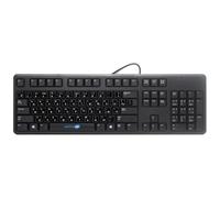 SIMPLETEK - Tastiera Desktop Cablata USB KB212-B Adesivi QWERTY Russo