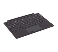 SIMPLETEK - Tastiera magnetica QWERTZ Layout Tedesco DE - Compatibile con Surface Pro 3 4 5 6 7 | Retroilluminata Nera (Ricondizionato)