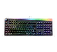 SIMPLETEK - Tastiera Meccanica RGB Gaming Professionale Layout QWERTY ITA con Switch Blu, Tasti Programmabili Macro e N-Key Rollover