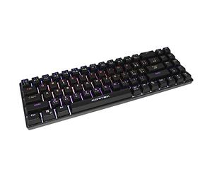 SIMPLETEK Tastiera Meccanica Wireless Keyboard WiFi Bluetooth Cablata 3 modalità di funzionamento | Retroilluminato RGB Profili Programmabili compatibile PC Laptop Mobile Android iOS
